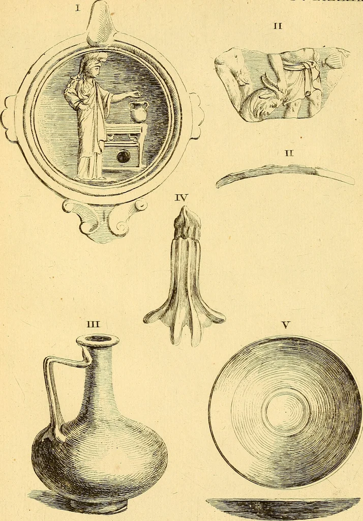 An illustration from Recueil d'antiquités égyptiennes, étrusques, greques et romaines, 1752, leaf 544