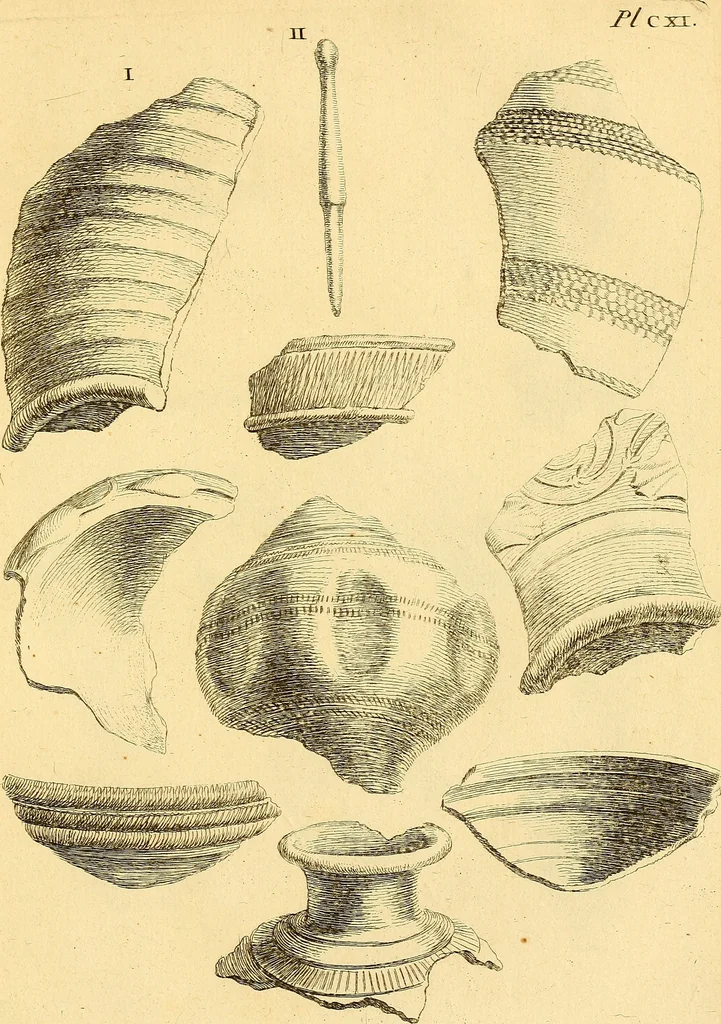 An illustration from Recueil d'antiquités égyptiennes, étrusques, greques et romaines, 1752, leaf 708