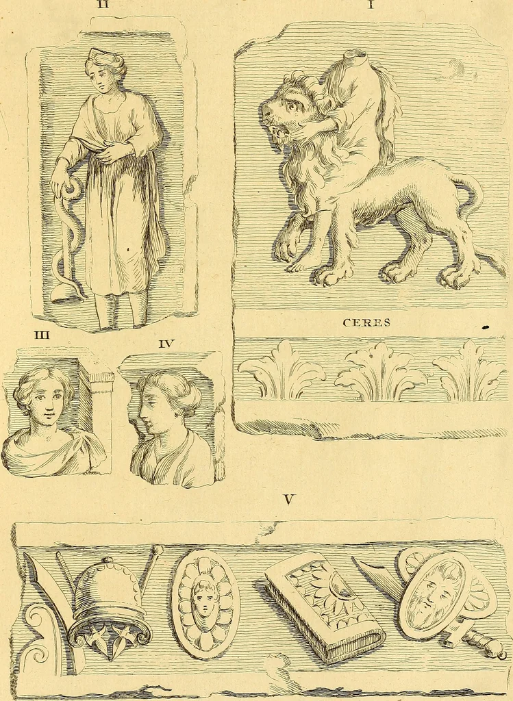 An illustration from Recueil d'antiquités égyptiennes, étrusques, greques et romaines, 1752, leaf 716
