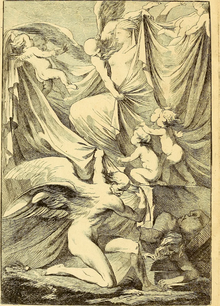 An illustration from Recueil d'antiquités égyptiennes, étrusques, greques et romaines, 1752, leaf 9