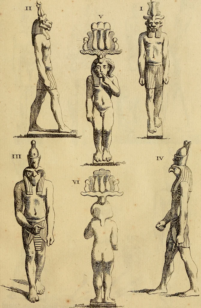 An illustration from Recueil d'antiquités égyptiennes, étrusques, greques et romaines, 1752, leaf 108