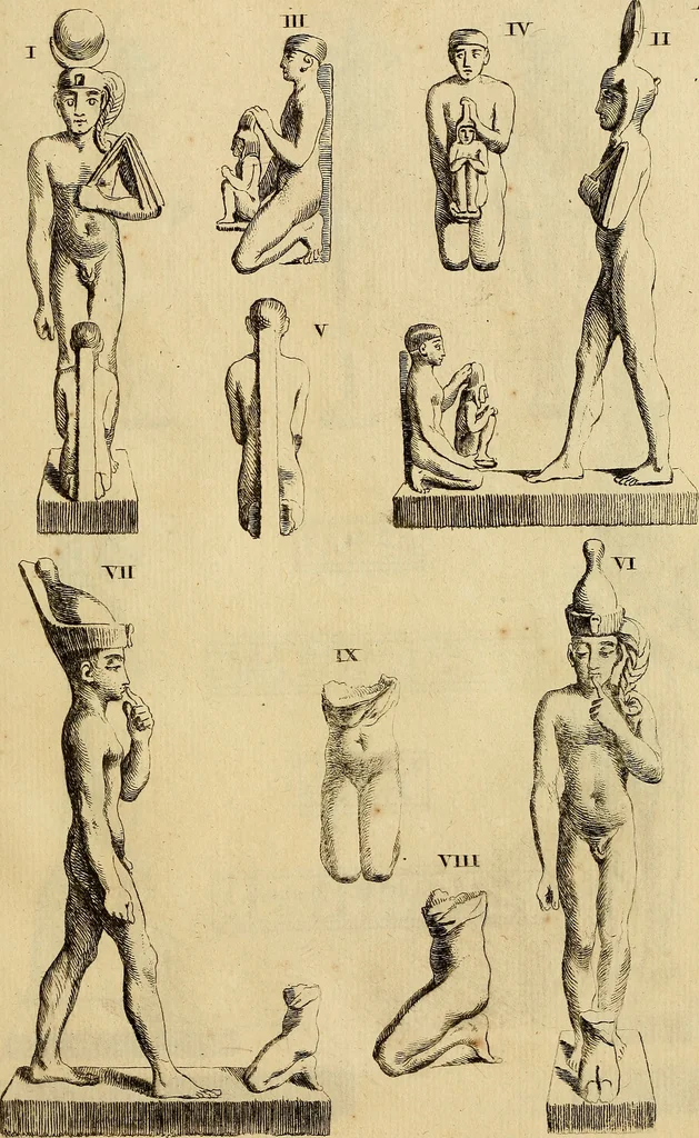 An illustration from Recueil d'antiquités égyptiennes, étrusques, greques et romaines, 1752, leaf 110