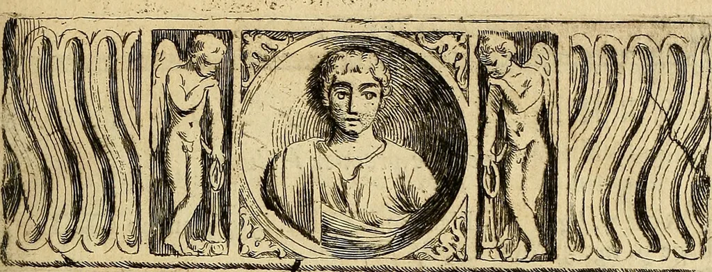 An illustration from Recueil d'antiquités égyptiennes, étrusques, greques et romaines, 1752, leaf 12