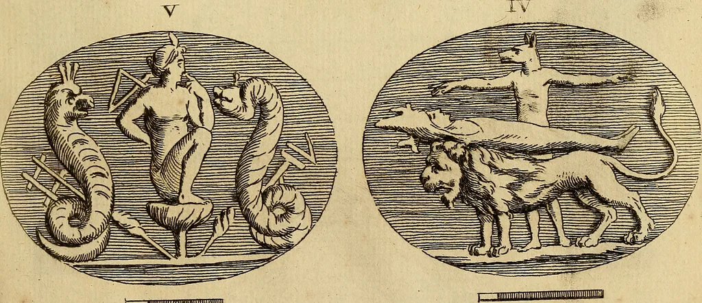 An illustration from Recueil d'antiquités égyptiennes, étrusques, greques et romaines, 1752, leaf 126