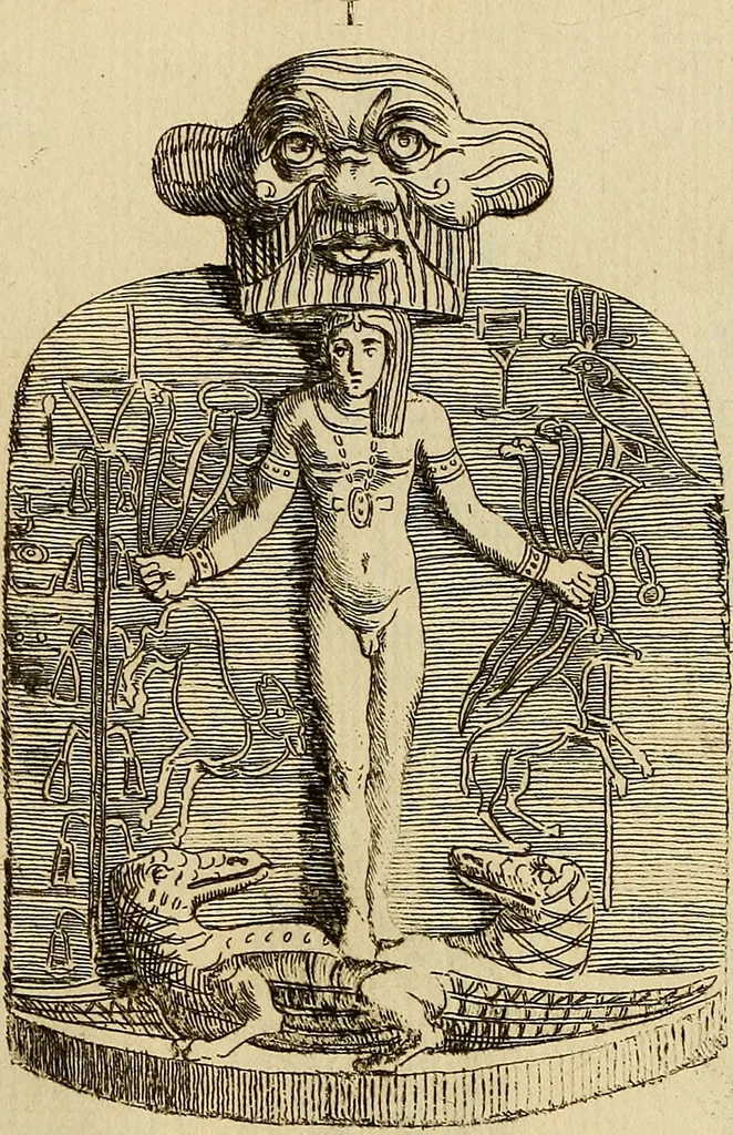 An illustration from Recueil d'antiquités égyptiennes, étrusques, greques et romaines, 1752, leaf 128