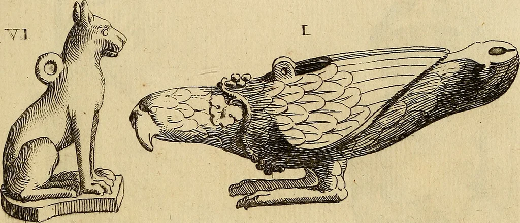 An illustration from Recueil d'antiquités égyptiennes, étrusques, greques et romaines, 1752, leaf 134