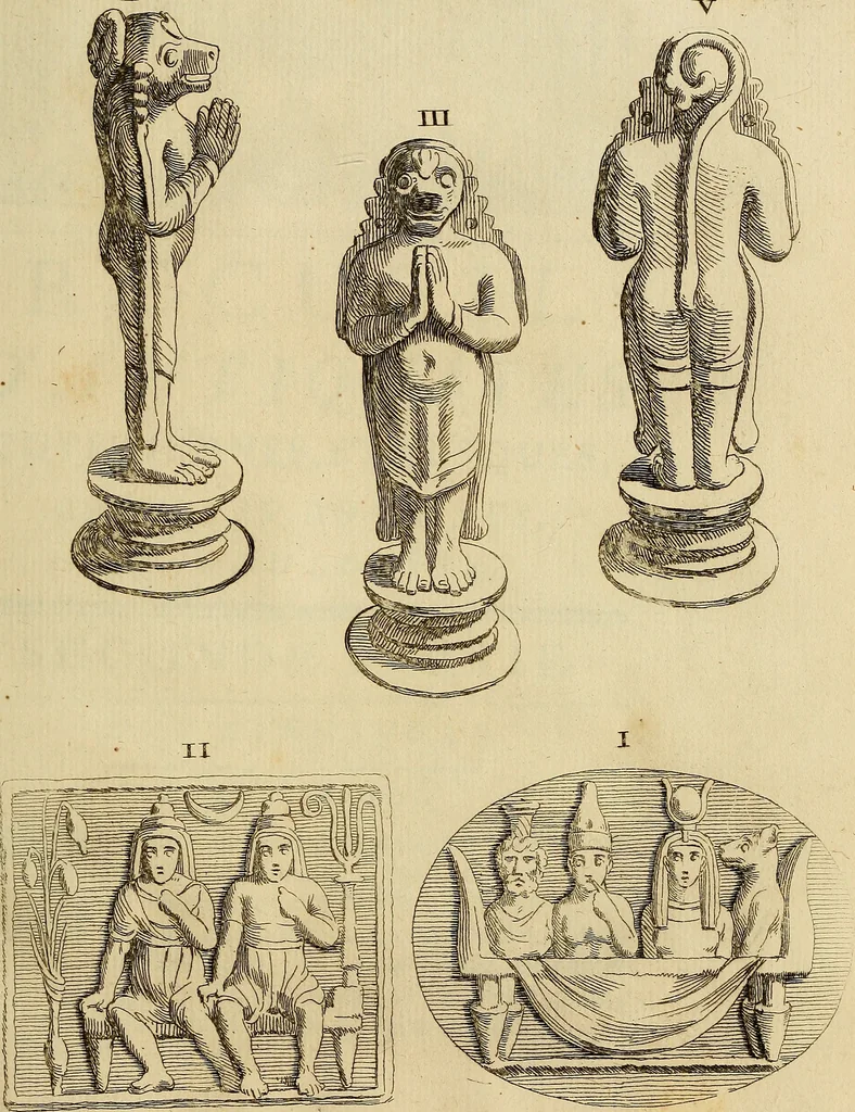 An illustration from Recueil d'antiquités égyptiennes, étrusques, greques et romaines, 1752, leaf 144