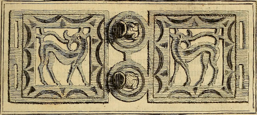An illustration from Recueil d'antiquités égyptiennes, étrusques, greques et romaines, 1752, leaf 146