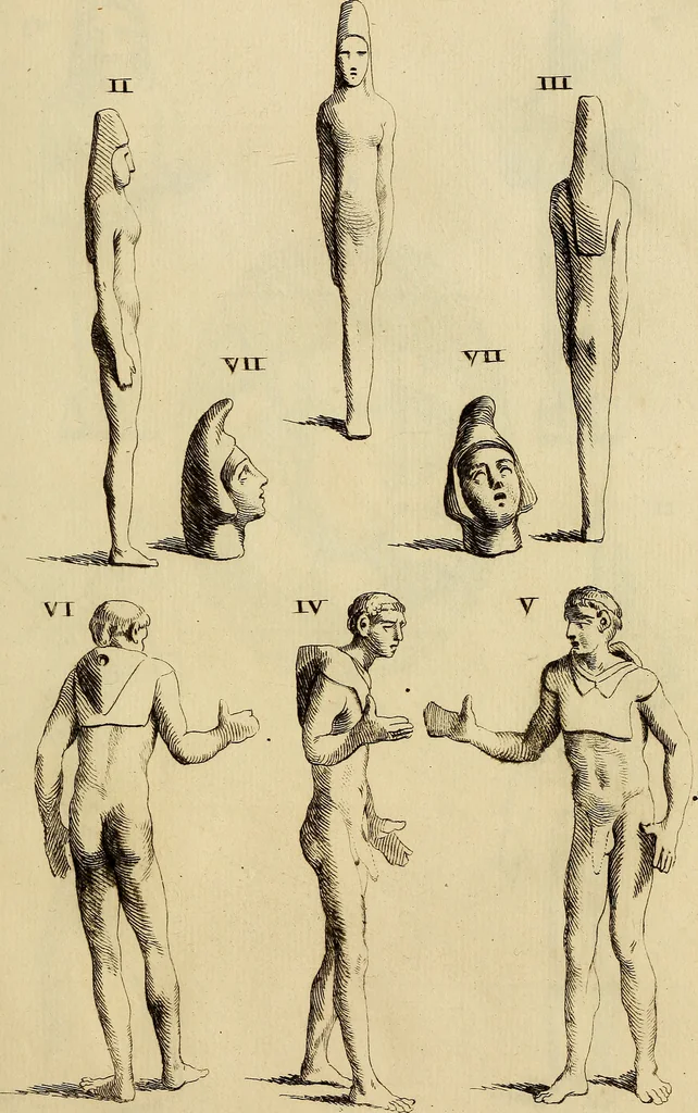An illustration from Recueil d'antiquités égyptiennes, étrusques, greques et romaines, 1752, leaf 214