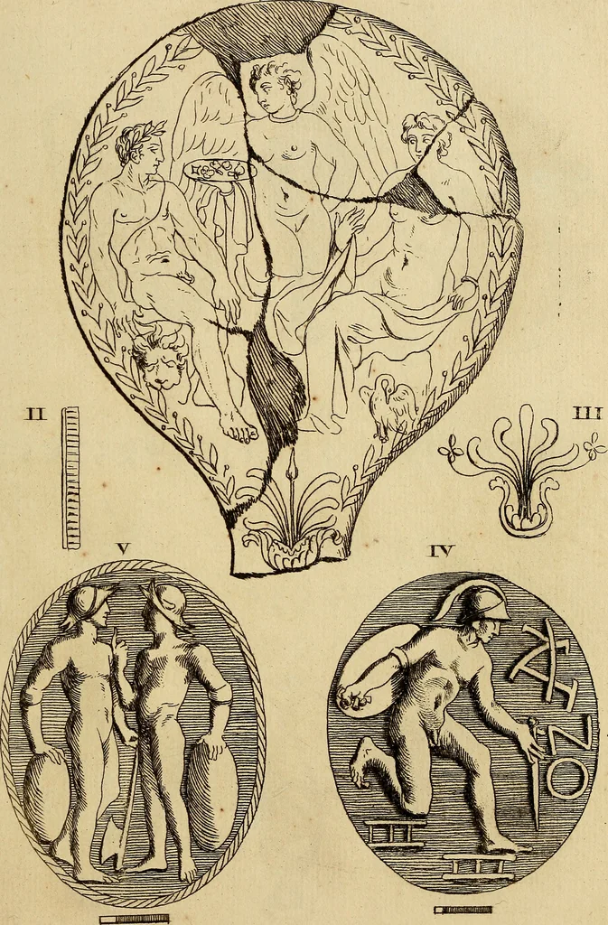 An illustration from Recueil d'antiquités égyptiennes, étrusques, greques et romaines, 1752, leaf 234