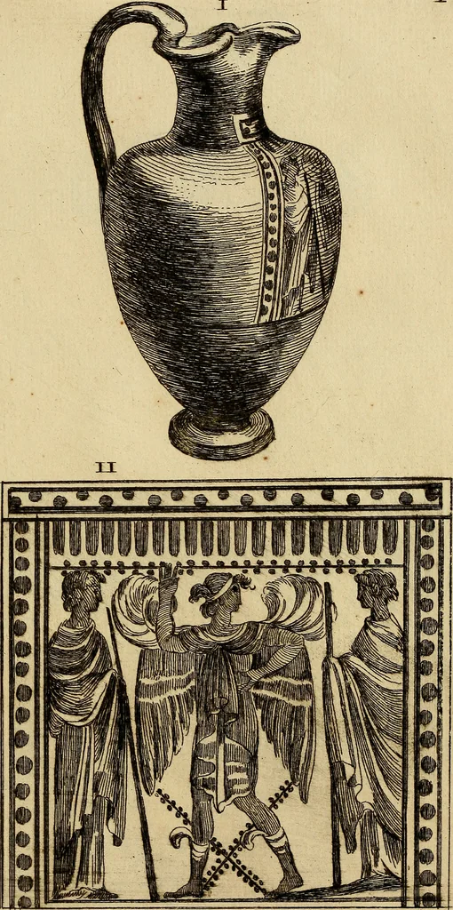An illustration from Recueil d'antiquités égyptiennes, étrusques, greques et romaines, 1752, leaf 246