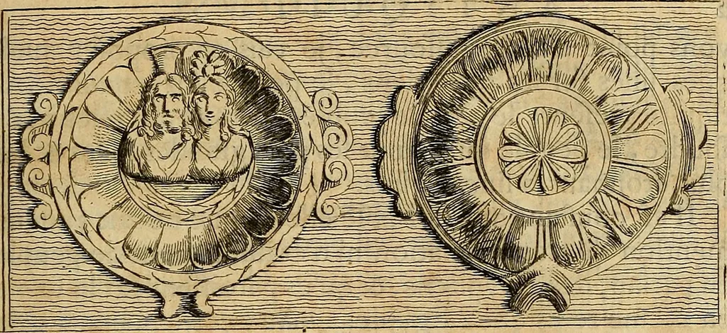 An illustration from Recueil d'antiquités égyptiennes, étrusques, greques et romaines, 1752, leaf 28