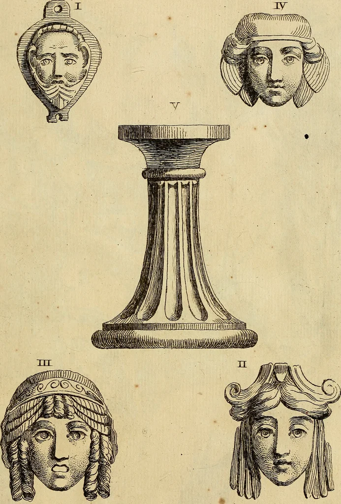 An illustration from Recueil d'antiquités égyptiennes, étrusques, greques et romaines, 1752, leaf 302