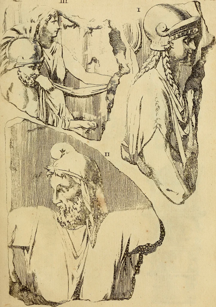 An illustration from Recueil d'antiquités égyptiennes, étrusques, greques et romaines, 1752, leaf 304