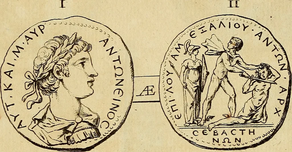 An illustration from Recueil d'antiquités égyptiennes, étrusques, greques et romaines, 1752, leaf 310