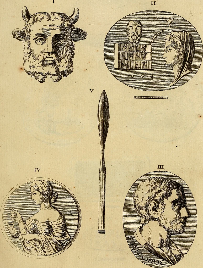 An illustration from Recueil d'antiquités égyptiennes, étrusques, greques et romaines, 1752, leaf 314