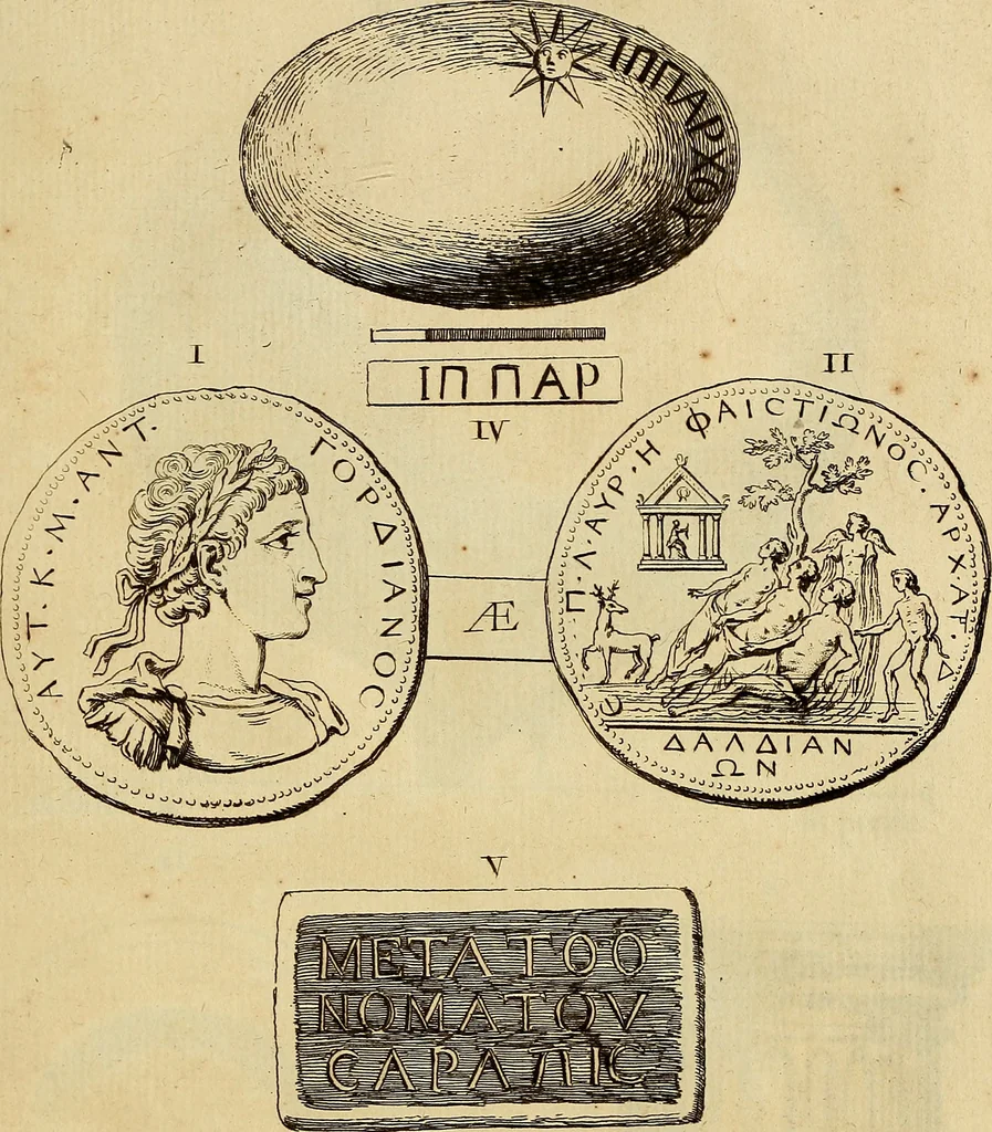 An illustration from Recueil d'antiquités égyptiennes, étrusques, greques et romaines, 1752, leaf 316