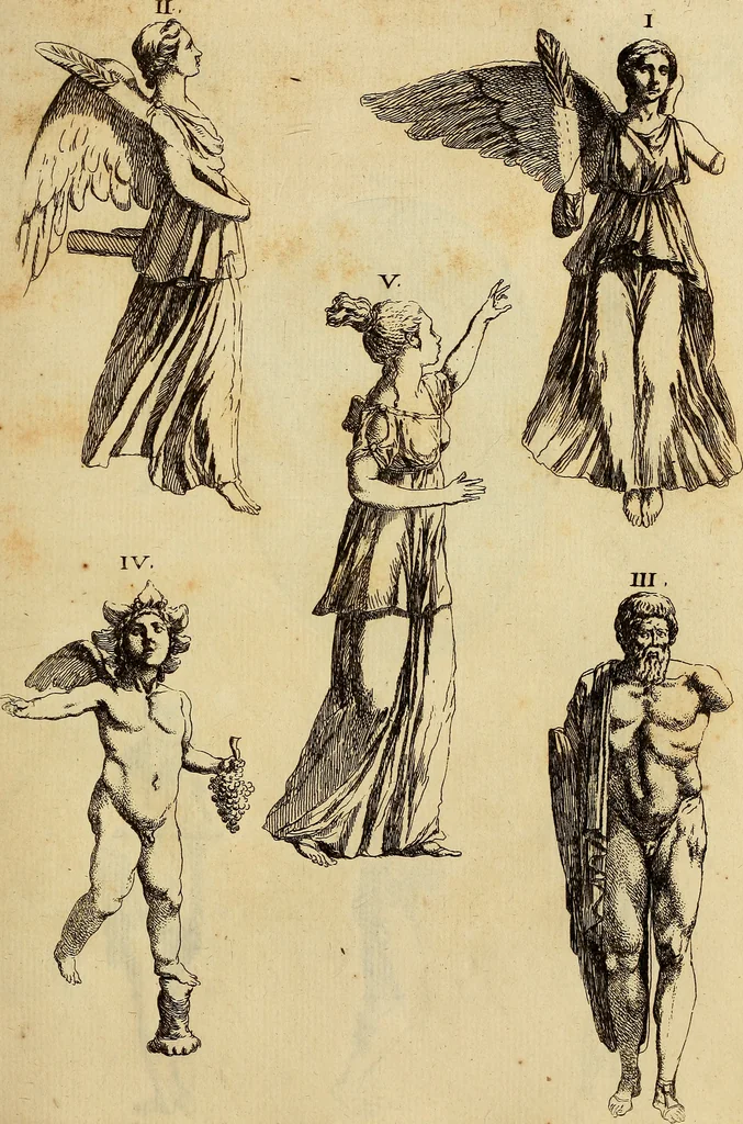 An illustration from Recueil d'antiquités égyptiennes, étrusques, greques et romaines, 1752, leaf 498