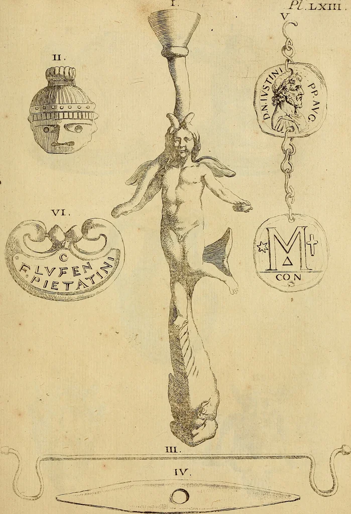 An illustration from Recueil d'antiquités égyptiennes, étrusques, greques et romaines, 1752, leaf 506
