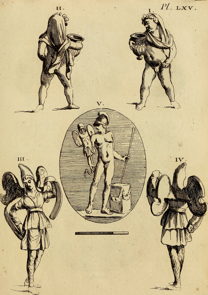 An illustration from Recueil d'antiquités égyptiennes, étrusques, greques et romaines, 1752, leaf 510