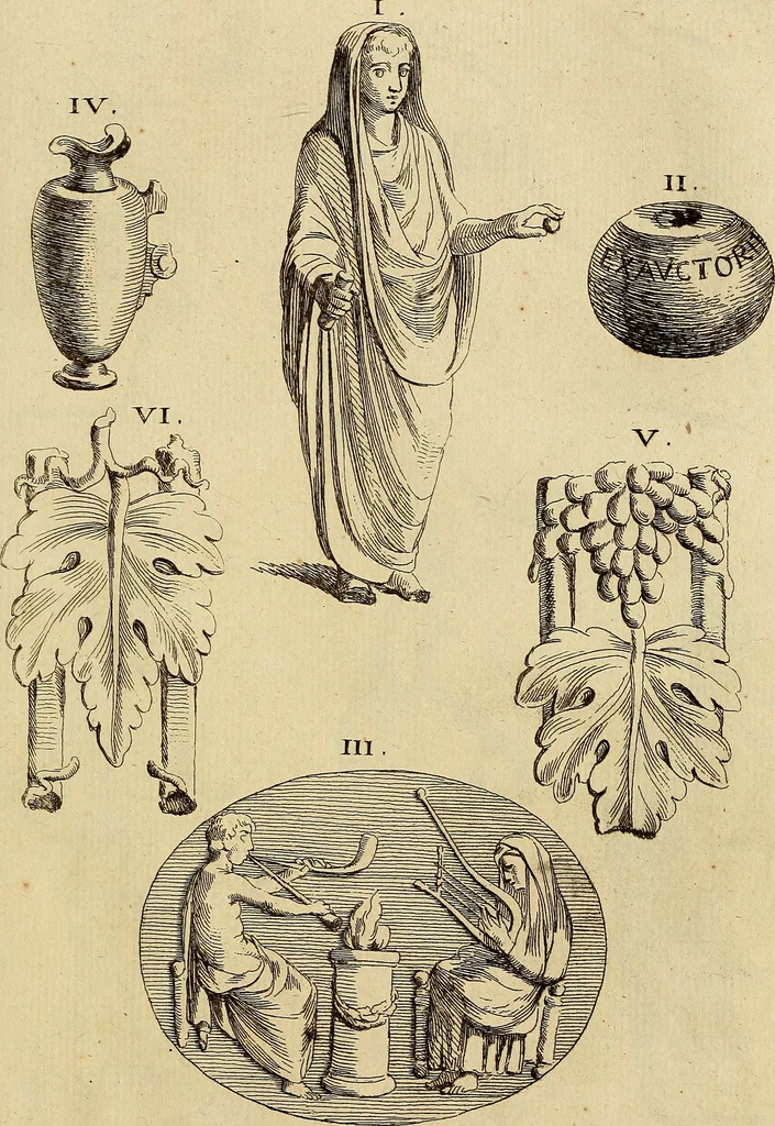 An illustration from Recueil d'antiquités égyptiennes, étrusques, greques et romaines, 1752, leaf 512