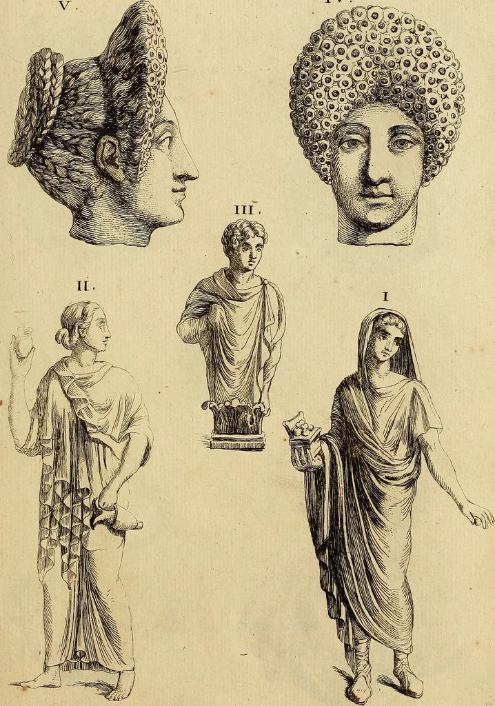 An illustration from Recueil d'antiquités égyptiennes, étrusques, greques et romaines, 1752, leaf 516