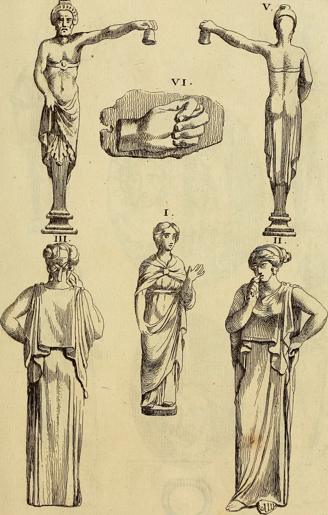 An illustration from Recueil d'antiquités égyptiennes, étrusques, greques et romaines, 1752, leaf 524