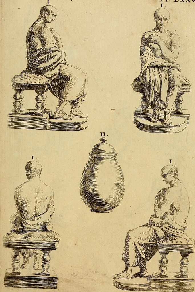 An illustration from Recueil d'antiquités égyptiennes, étrusques, greques et romaines, 1752, leaf 534