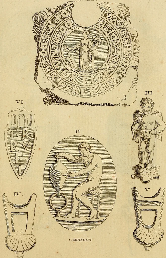 An illustration from Recueil d'antiquités égyptiennes, étrusques, greques et romaines, 1752, leaf 542