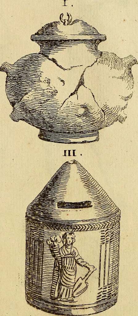 An illustration from Recueil d'antiquités égyptiennes, étrusques, greques et romaines, 1752, leaf 544