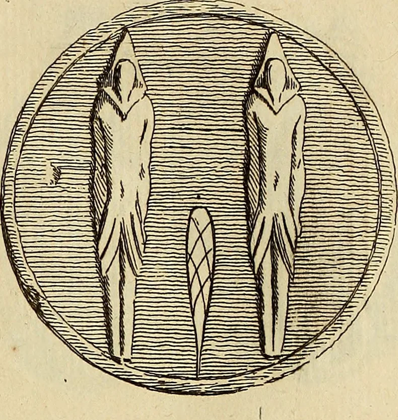 An illustration from Recueil d'antiquités égyptiennes, étrusques, greques et romaines, 1752, leaf 554
