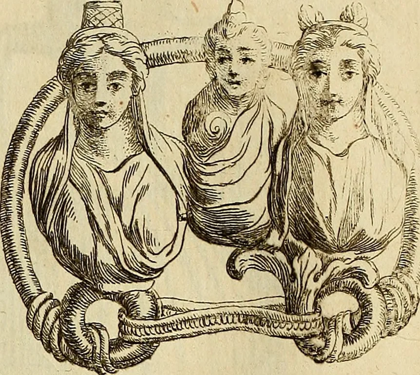 An illustration from Recueil d'antiquités égyptiennes, étrusques, greques et romaines, 1752, leaf 556
