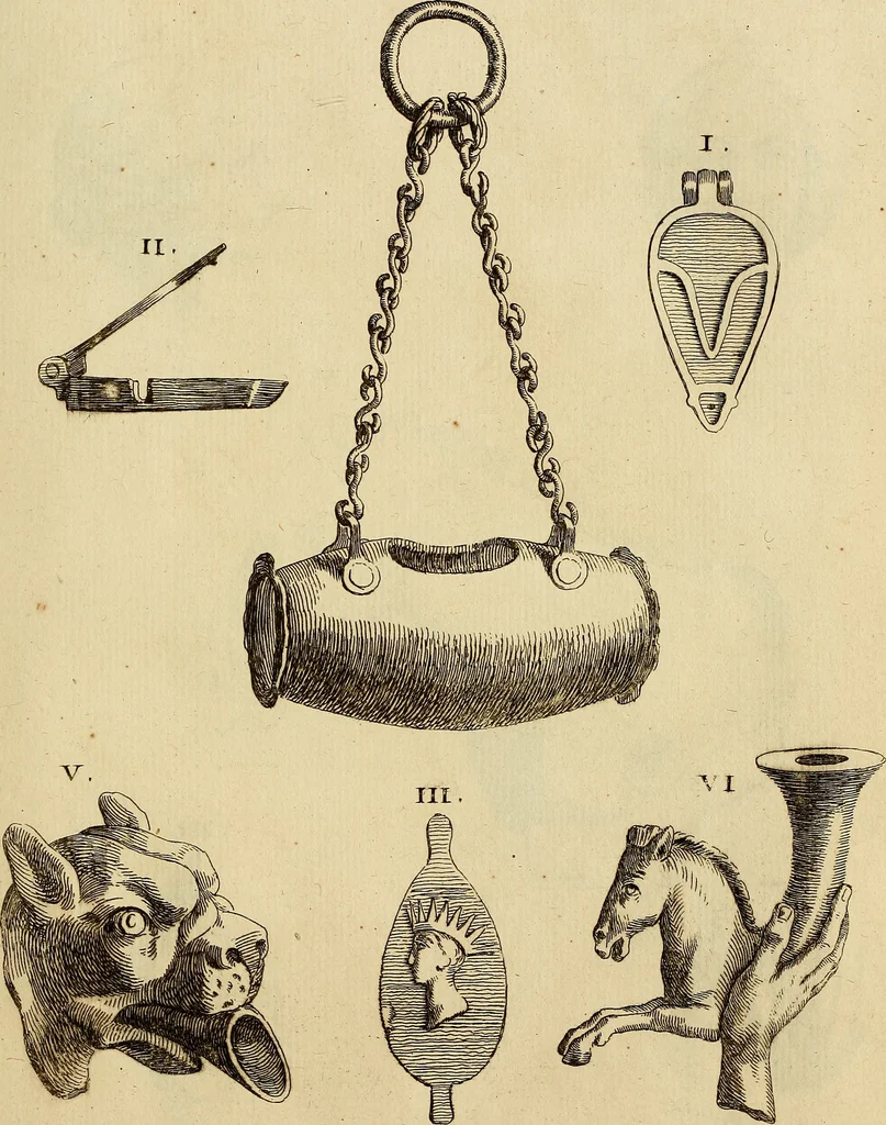 An illustration from Recueil d'antiquités égyptiennes, étrusques, greques et romaines, 1752, leaf 560