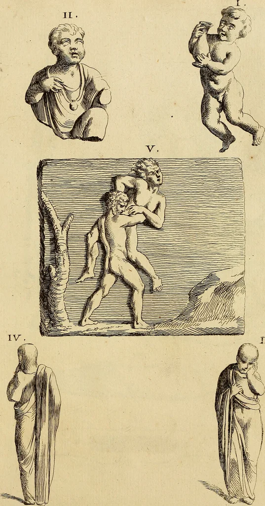 An illustration from Recueil d'antiquités égyptiennes, étrusques, greques et romaines, 1752, leaf 564