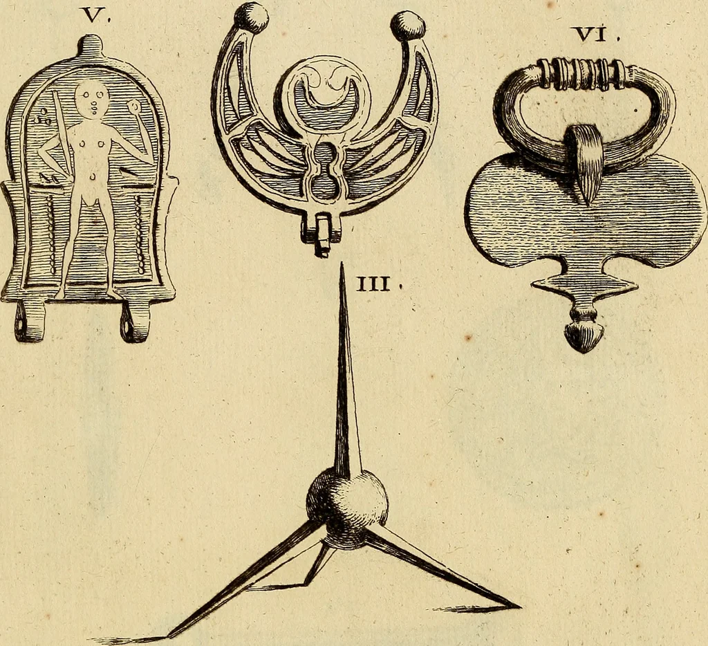 An illustration from Recueil d'antiquités égyptiennes, étrusques, greques et romaines, 1752, leaf 576
