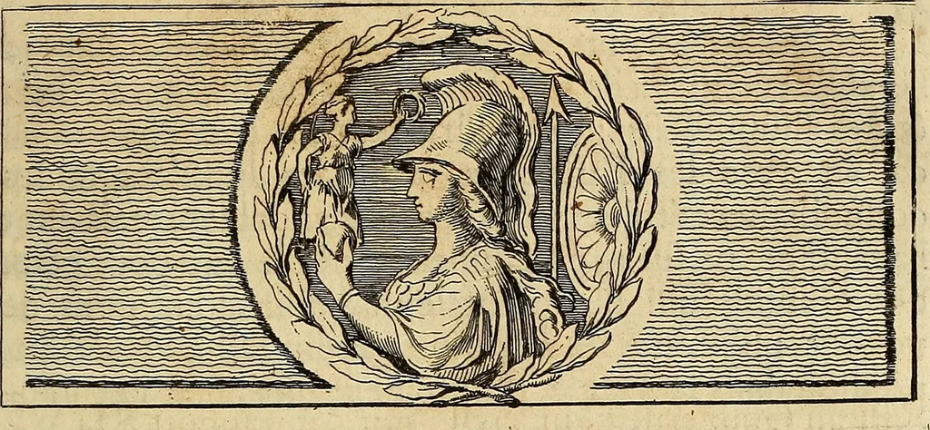 An illustration from Recueil d'antiquités égyptiennes, étrusques, greques et romaines, 1752, leaf 594