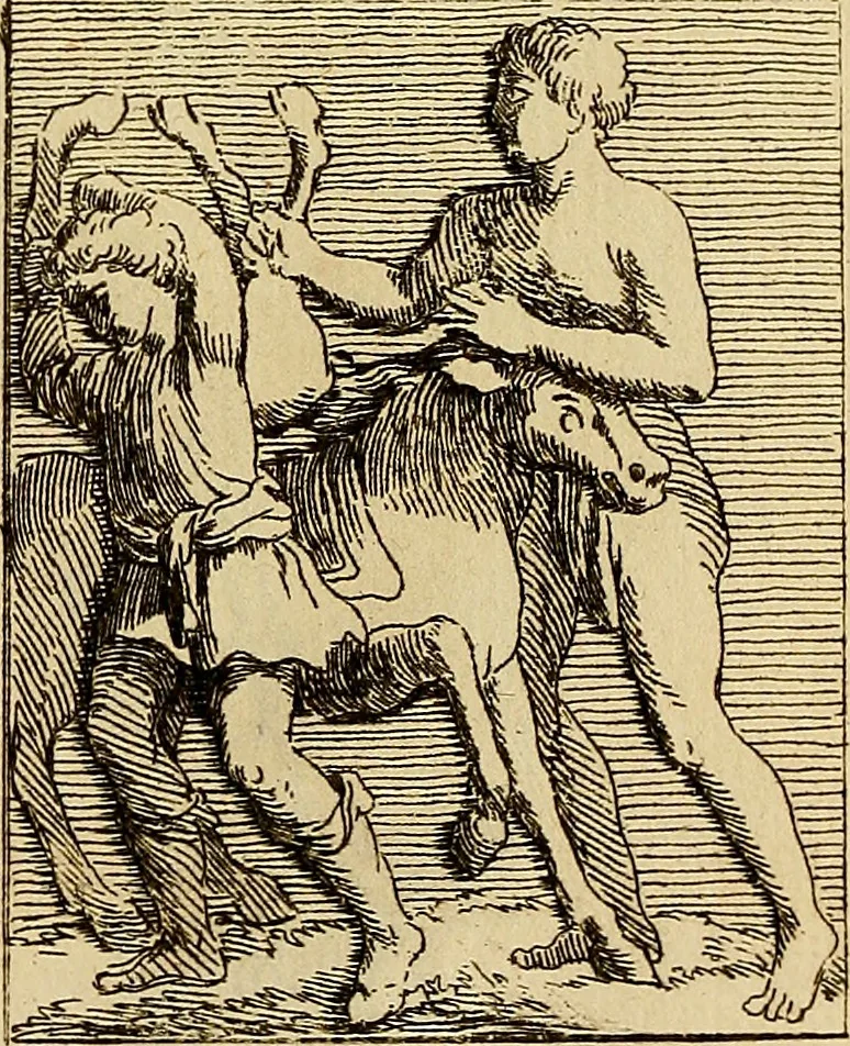 An illustration from Recueil d'antiquités égyptiennes, étrusques, greques et romaines, 1752, leaf 650