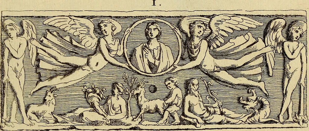 An illustration from Recueil d'antiquités égyptiennes, étrusques, greques et romaines, 1752, leaf 668