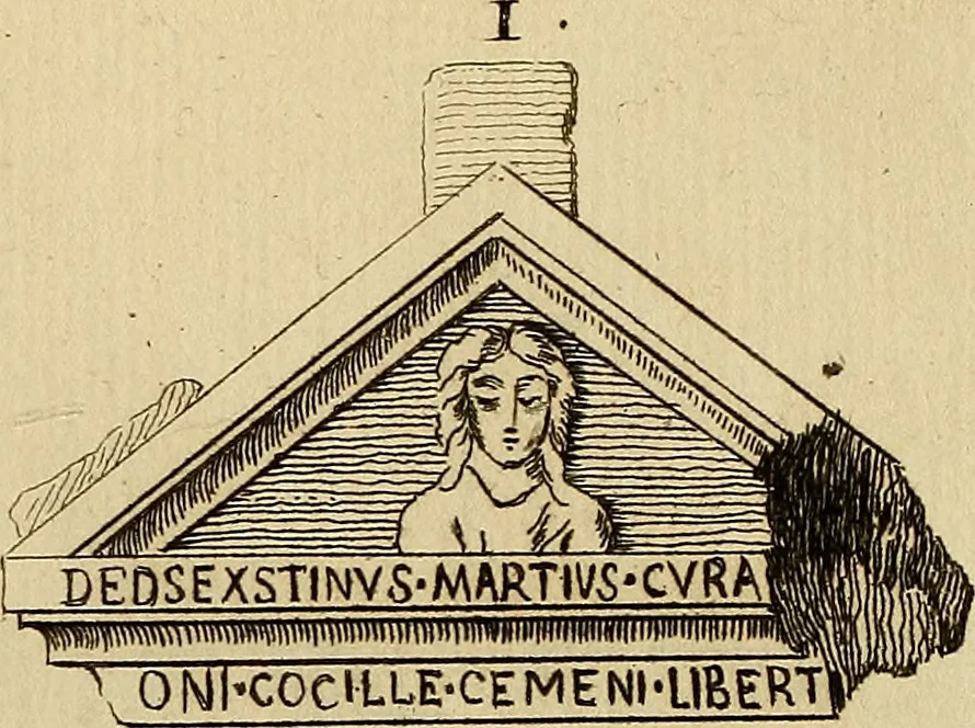 An illustration from Recueil d'antiquités égyptiennes, étrusques, greques et romaines, 1752, leaf 676