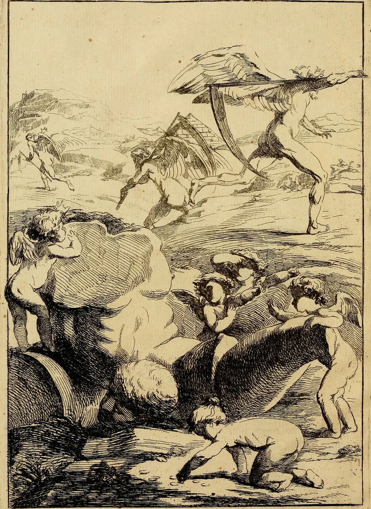 An illustration from Recueil d'antiquités égyptiennes, étrusques, greques et romaines, 1752, leaf 9
