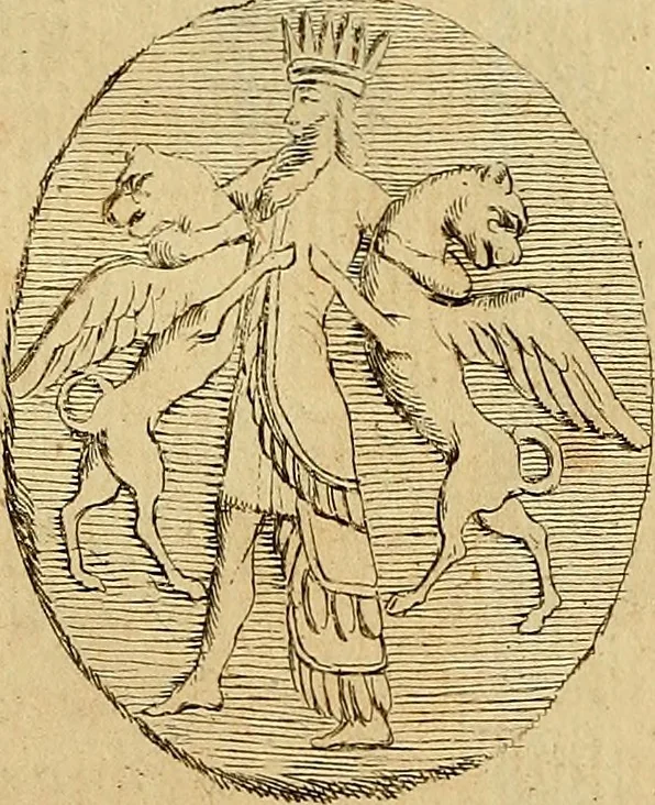 An illustration from Recueil d'antiquités égyptiennes, étrusques, greques et romaines, 1752, leaf 98