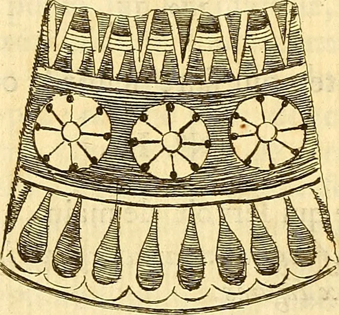 An illustration from Recueil d'antiquités égyptiennes, étrusques, greques et romaines, 1752, leaf 123