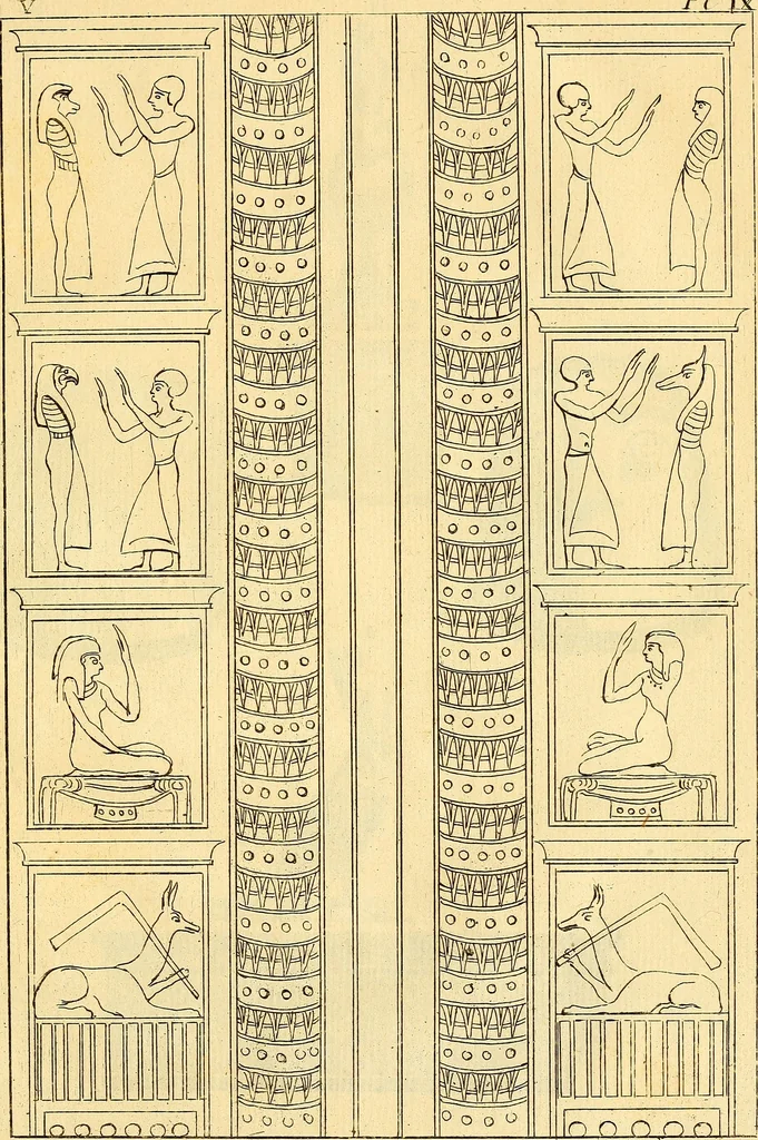An illustration from Recueil d'antiquités égyptiennes, étrusques, greques et romaines, 1752, leaf 140