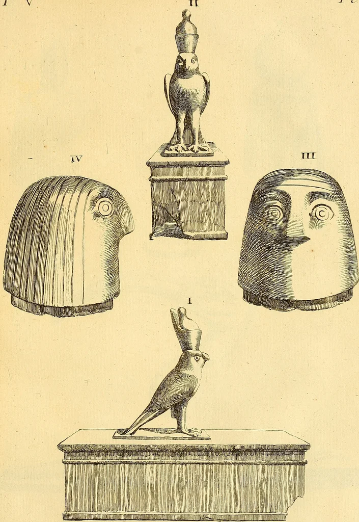 An illustration from Recueil d'antiquités égyptiennes, étrusques, greques et romaines, 1752, leaf 142