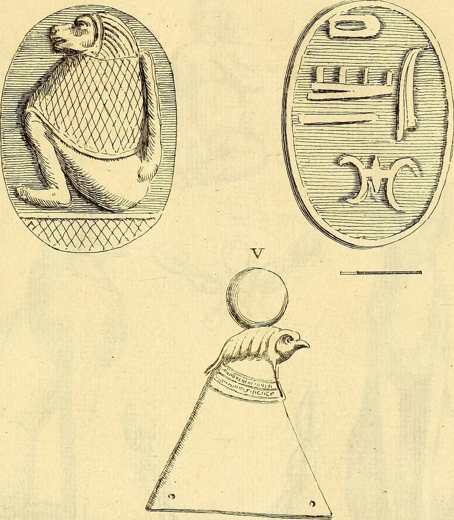 An illustration from Recueil d'antiquités égyptiennes, étrusques, greques et romaines, 1752, leaf 150