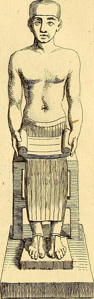 An illustration from Recueil d'antiquités égyptiennes, étrusques, greques et romaines, 1752, leaf 158