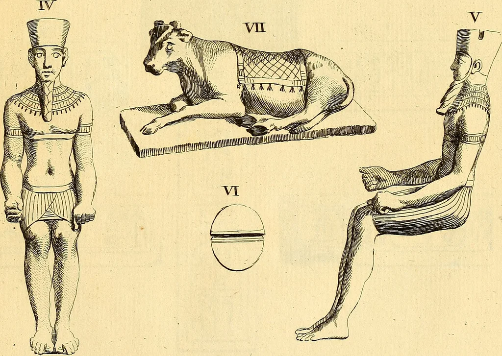 An illustration from Recueil d'antiquités égyptiennes, étrusques, greques et romaines, 1752, leaf 158