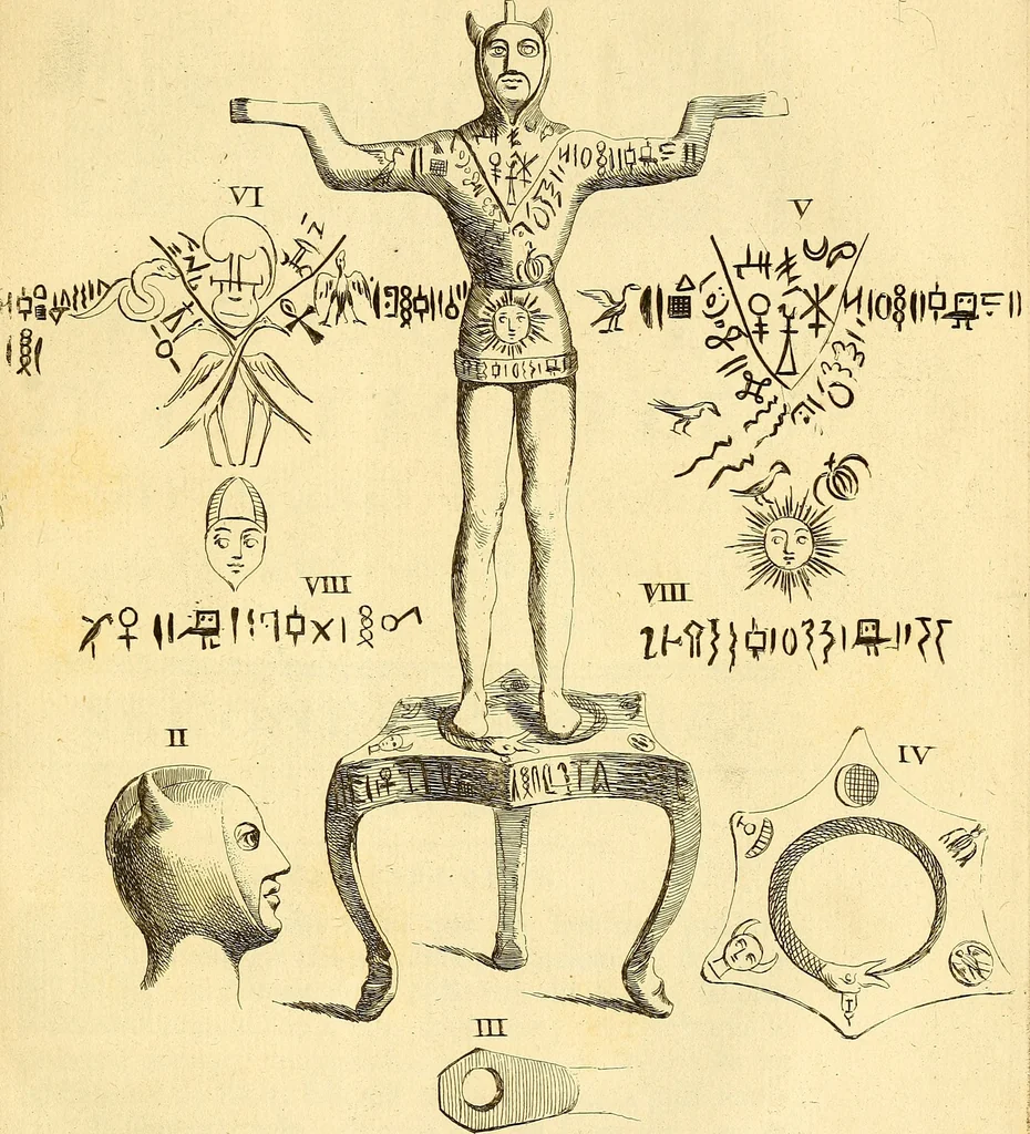 An illustration from Recueil d'antiquités égyptiennes, étrusques, greques et romaines, 1752, leaf 186