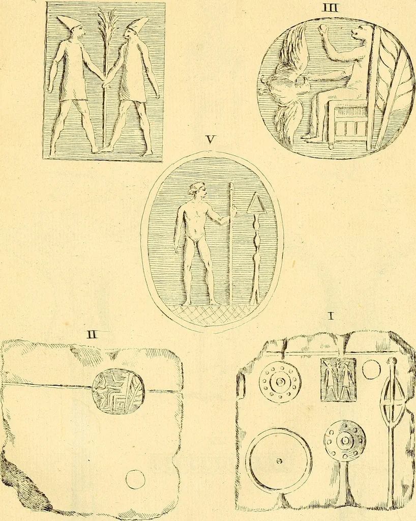 An illustration from Recueil d'antiquités égyptiennes, étrusques, greques et romaines, 1752, leaf 232