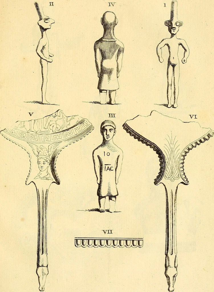 An illustration from Recueil d'antiquités égyptiennes, étrusques, greques et romaines, 1752, leaf 234